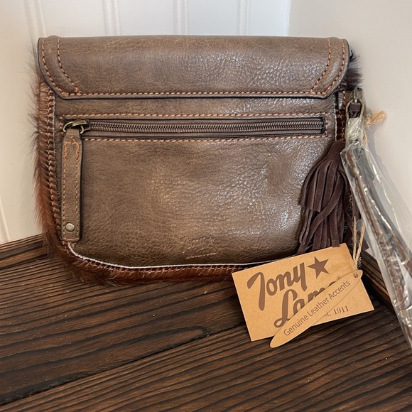 NWT Tony Llama cowhide Leather Women's Clutch Bag - Picture 3 of 7